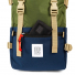 Topo Designs Rover Pack Classic Olive/Navy frontpocket