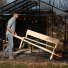 Weltevree Wheelbench Oak Wood lifestyle moving