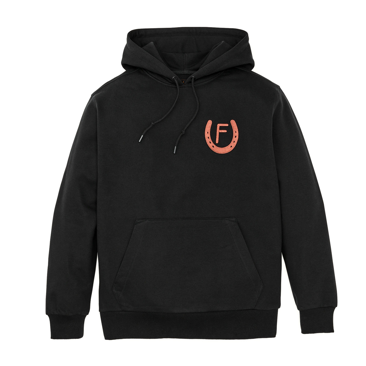 Filson Prospector Embroidered Hoodie Black Moose