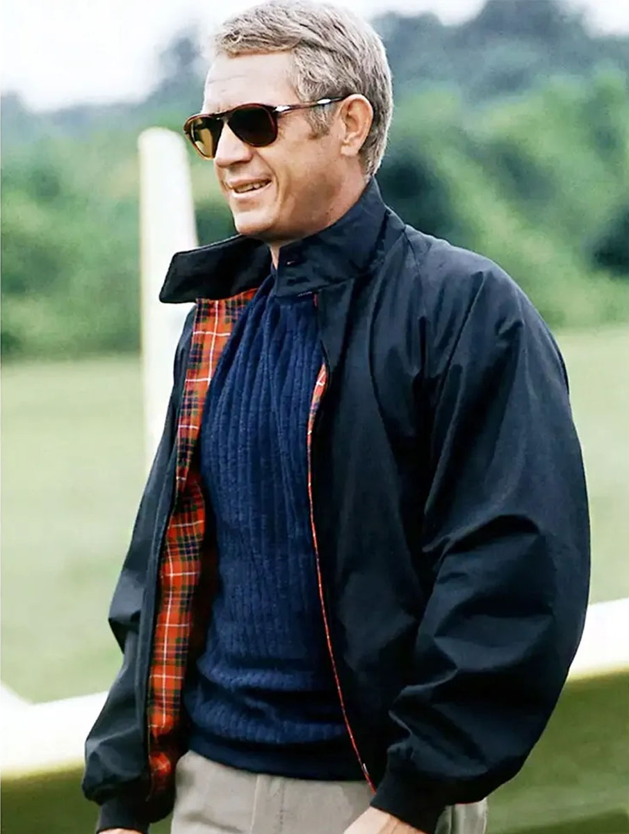 Baracuta G9 Harrington, getragen von Steve McQueen im Jahr 1968