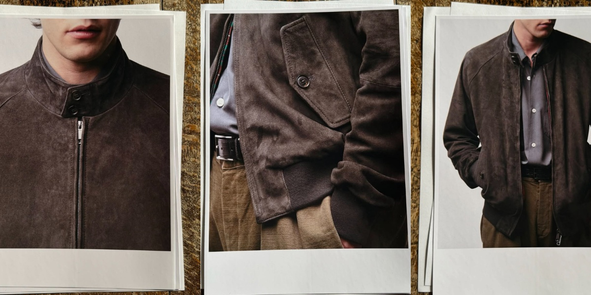 Baracuta G9 Suede Jacket Chocolate, aus 100% Wildleder.