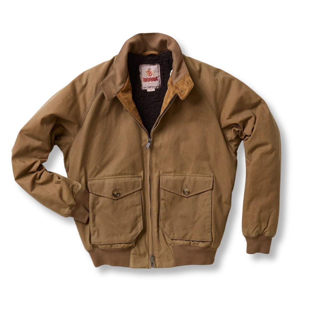 Baracuta G9 Waxed Pocket Jacket Tan, perfekte Jacke für den Winter Baracuta G9 Waxed Pocket Jacket Tan, perfekte Jacke für den Winter