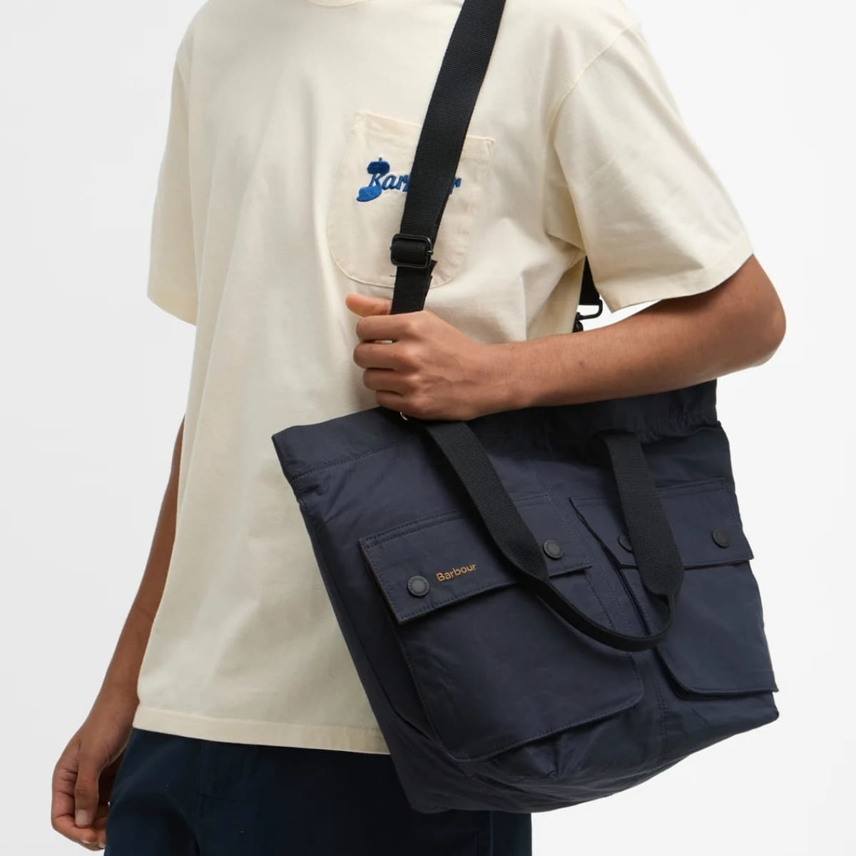 Barbour Transport Carry All Tote Bag Navy, Great, tote weekend bag. Very well made and nicely detailed