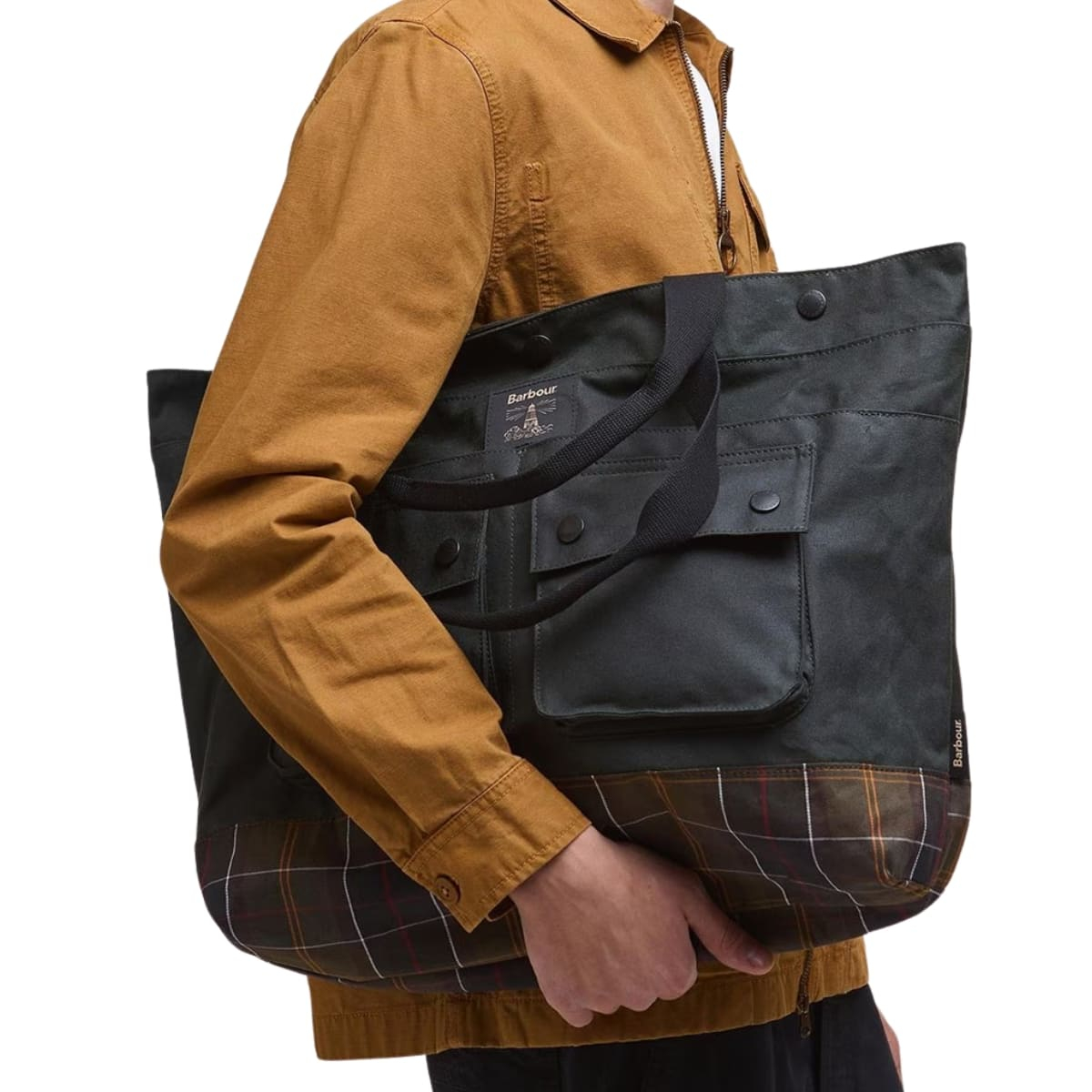 Barbour Field Wax Tote Sage/Classic, Großartige Tote für das Wochenende. Sehr gut verarbeitet und schön detailliert