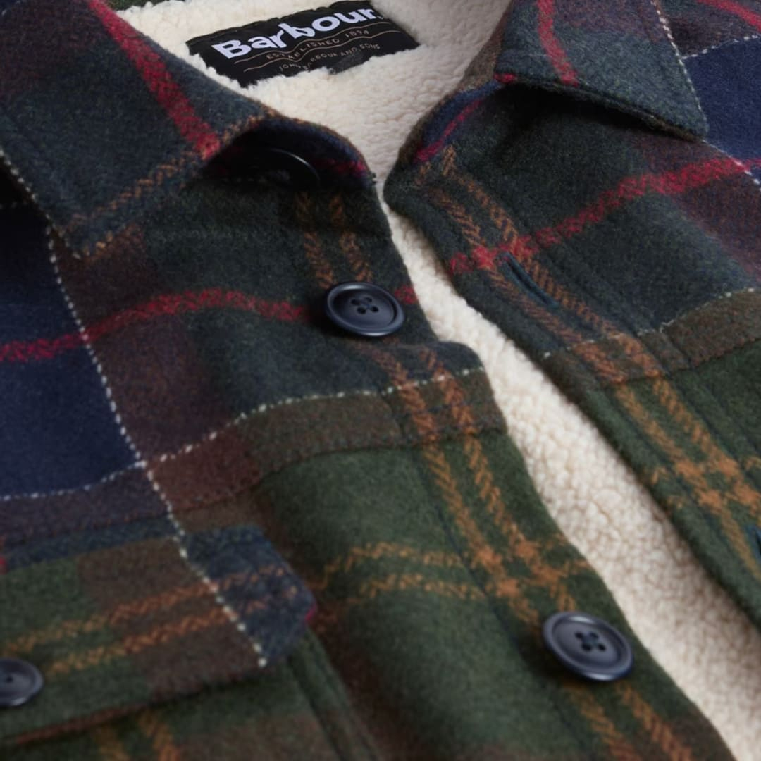 Barbour Willberry Overshirt - Classic Tartan, die perfekte Extralage für kühlere Tage