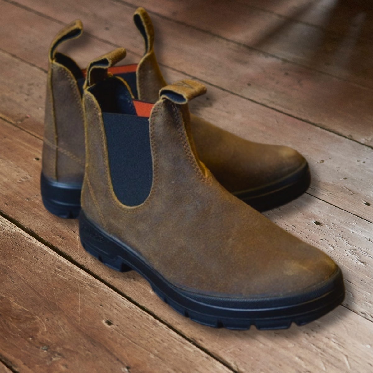 Filson x Blundstone Chelsea Boots Siena Waxed Suede
