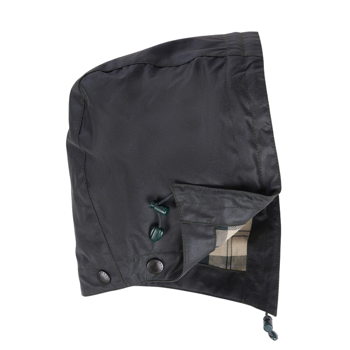 Barbour Waxed Cotton Hood Sage, perfecte match met Barbour Wax jassen Barbour Waxed Cotton Hood Sage, perfecte match met Barbour Wax jassen