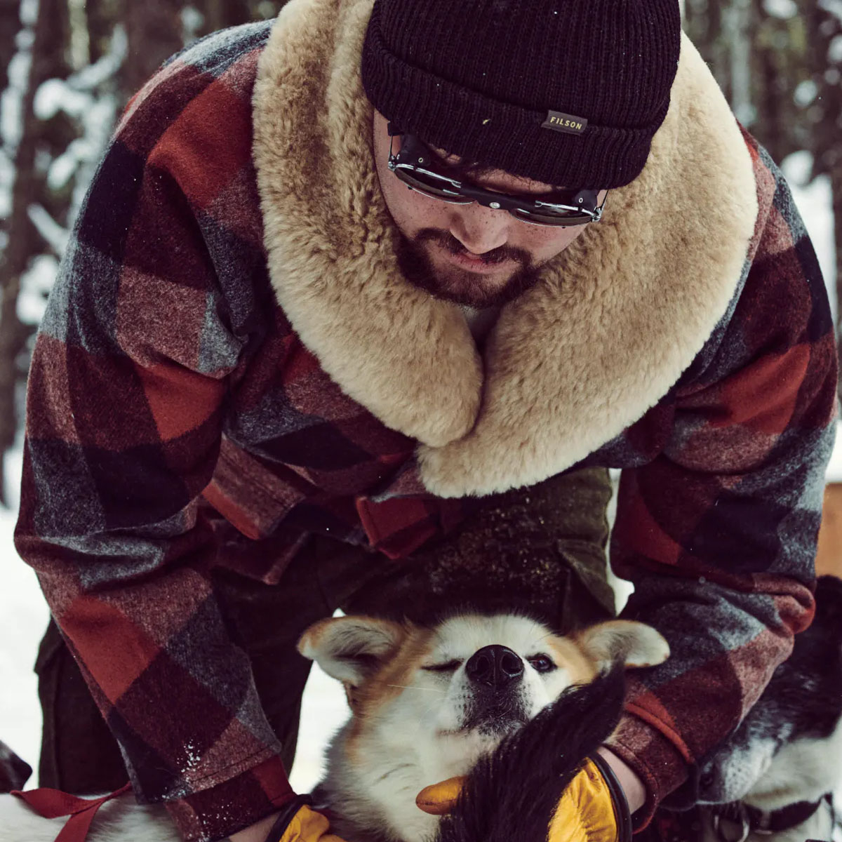 lined wool packer coat filson