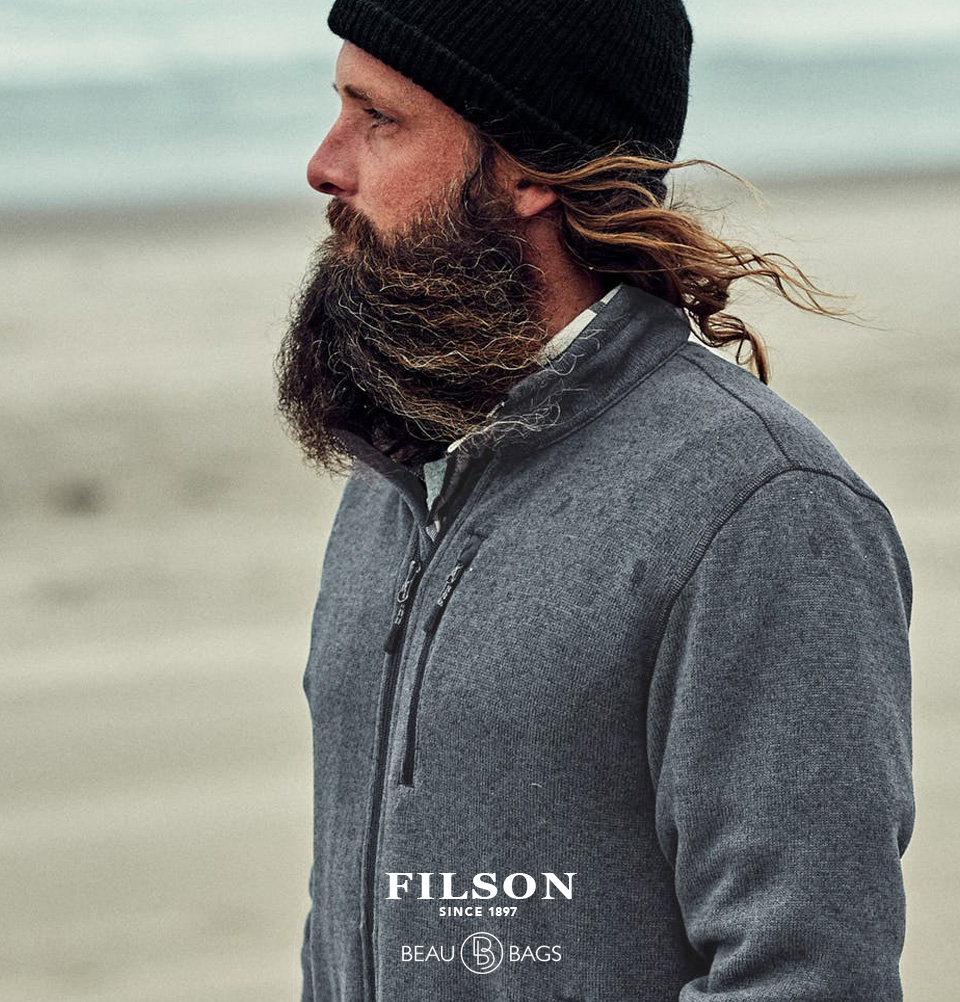 Filson Ridgeway Fleece Jacket Charcoal Heather, comfortable, lightweight quick-drying Polartec® fleece for use in extreme conditions