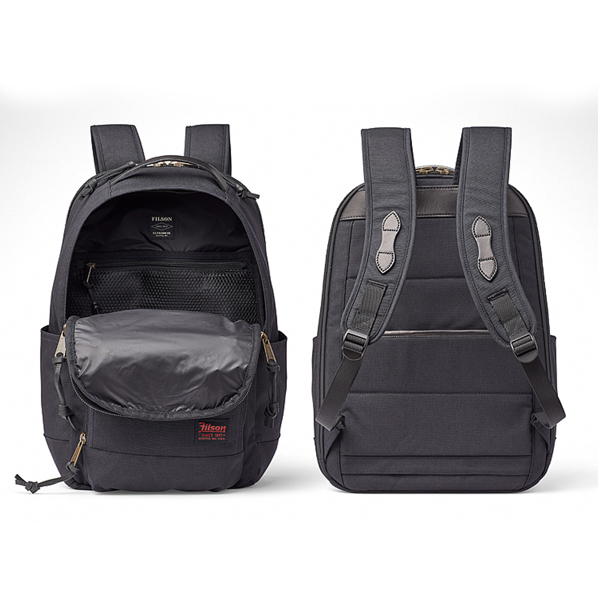 Filson Dryden Backpack Dark Navy, leicht und gut gebaut