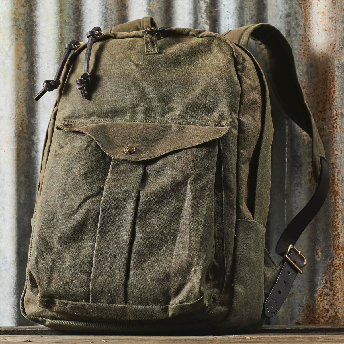 Filson Journeyman Backpack 20231638 Otter Green, der beste Rucksack für Ihr Vintage-Outfit