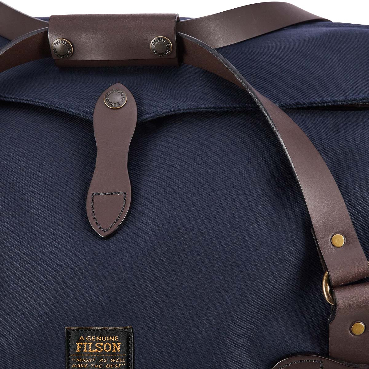 Filson Rugged Twill Duffle Bag Large Navy, entwickelt um viele Sachen mitnehmen zu können