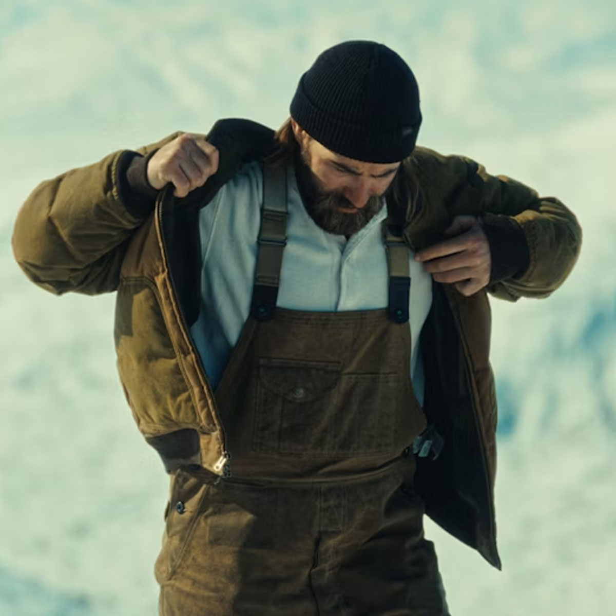 Filson Down Bomber Jacke Dark Tan, außergewöhnlich warm und abriebfest