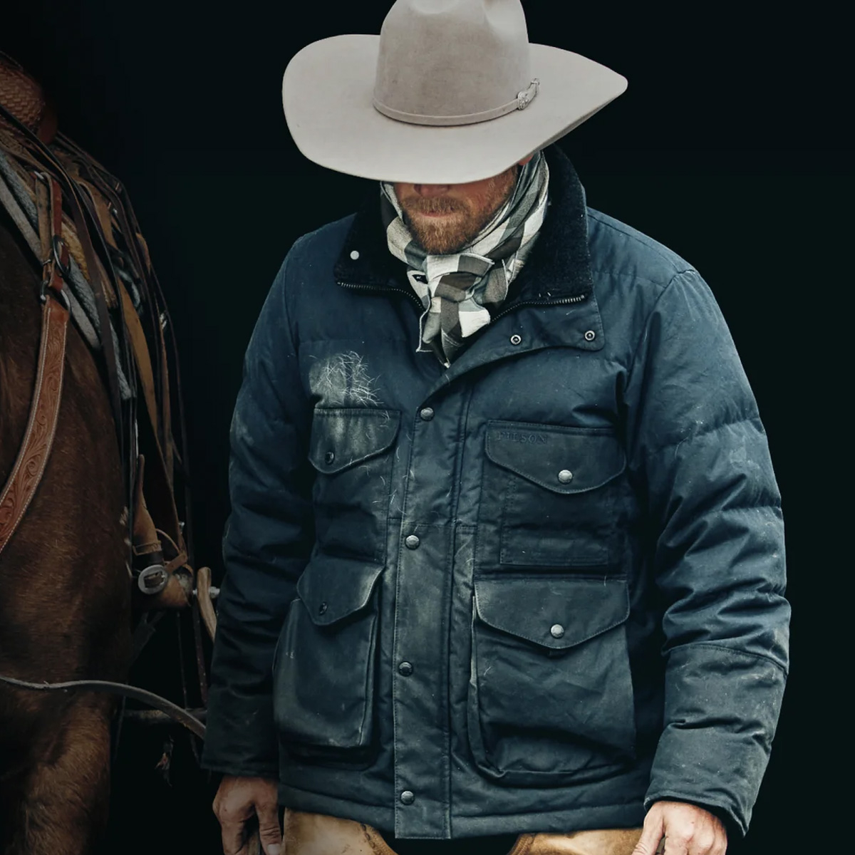 Filson Down Cruiser Jacket Harbor Blue, außergewöhnlich warm und strapazierfähig Filson Down Cruiser Jacket Harbor Blue, außergewöhnlich warm und strapazierfähig