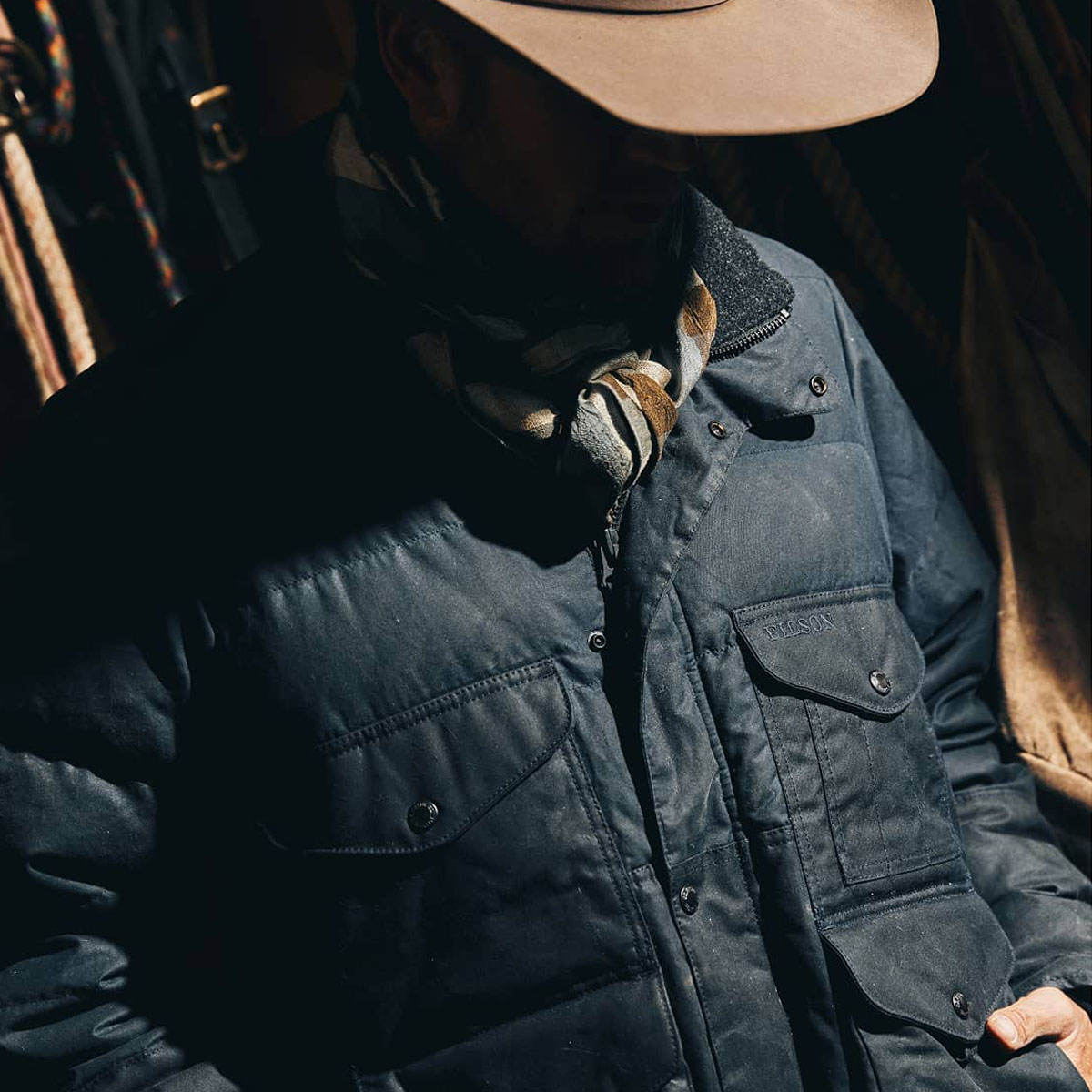 Filson Down Cruiser Jacket Harbor Blue, eine warme, vielseitige und robuste Daunen Jacke Filson Down Cruiser Jacket Harbor Blue, eine warme, vielseitige und robuste Daunen Jacke