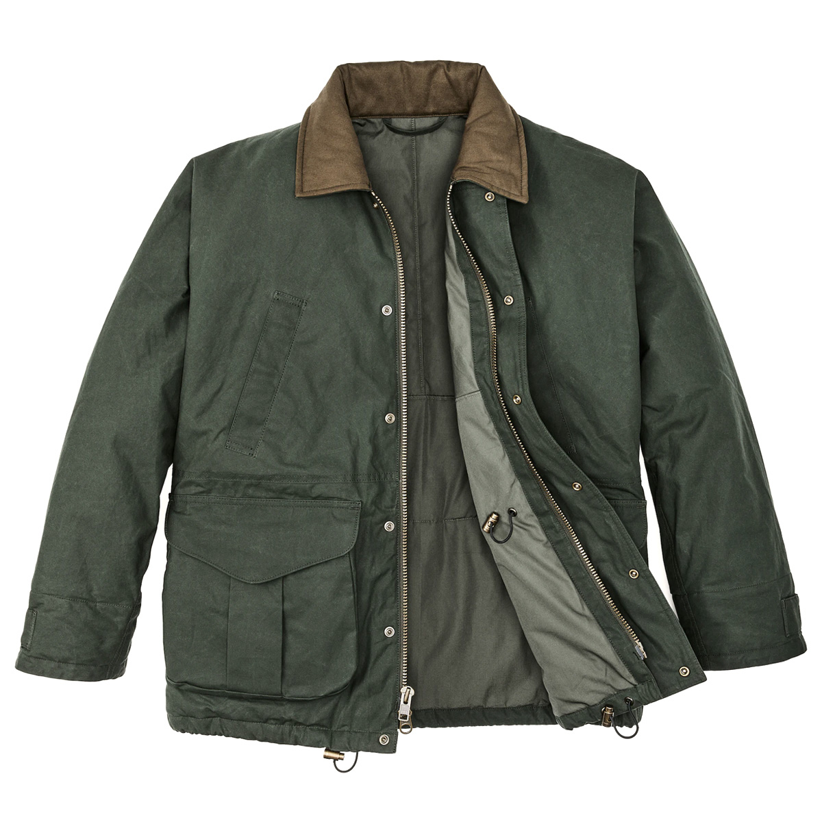 Filson Ranger Insulated Field Jacket Deep Forest, eine ideale Mischung aus traditionellem Gewebe und modernster Isolierung