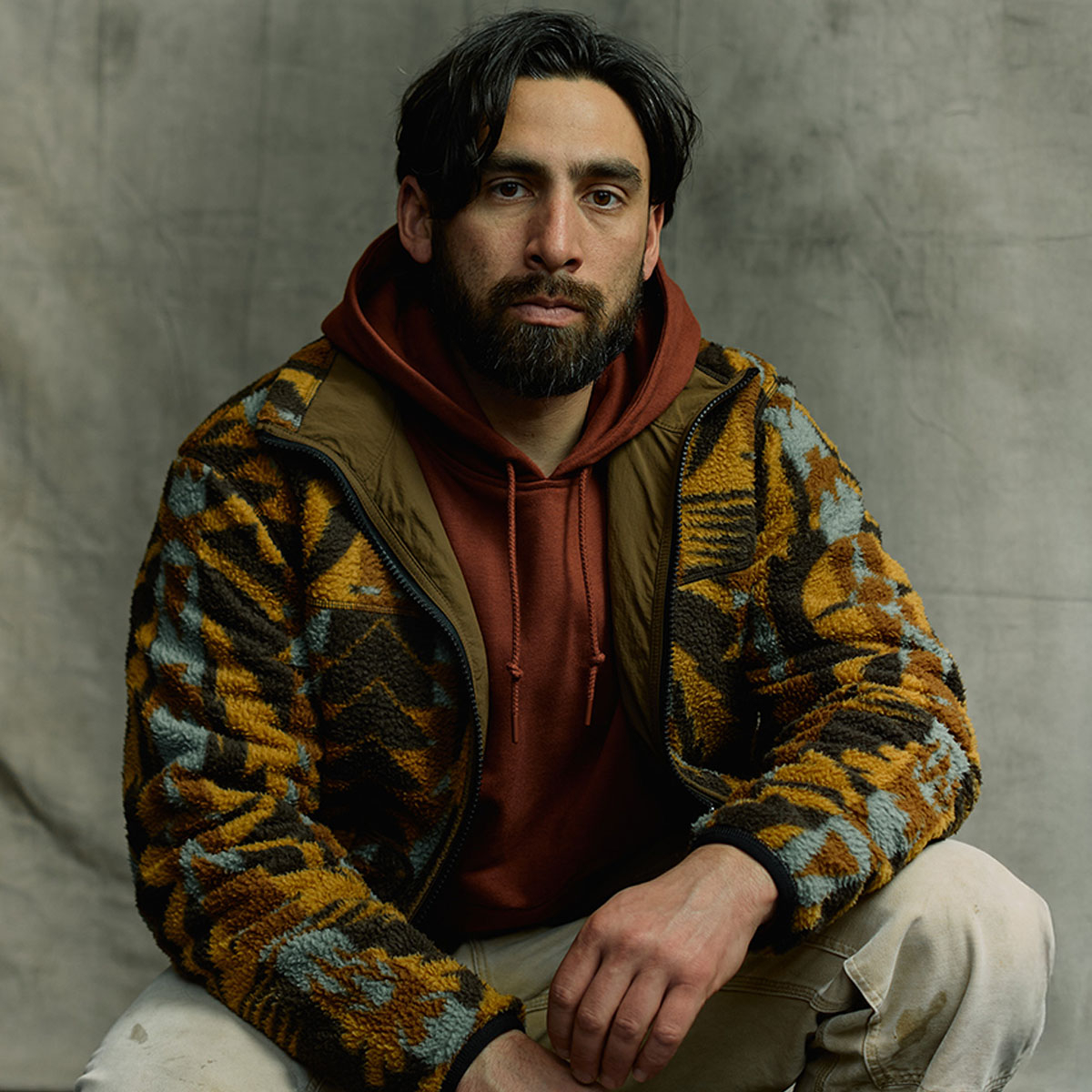 Filson Reversible Pile Fleece Jacket Brown/Night Camp, Leicht, windabweisend und vielseitig &ndash; W&auml;rme in Perfektion