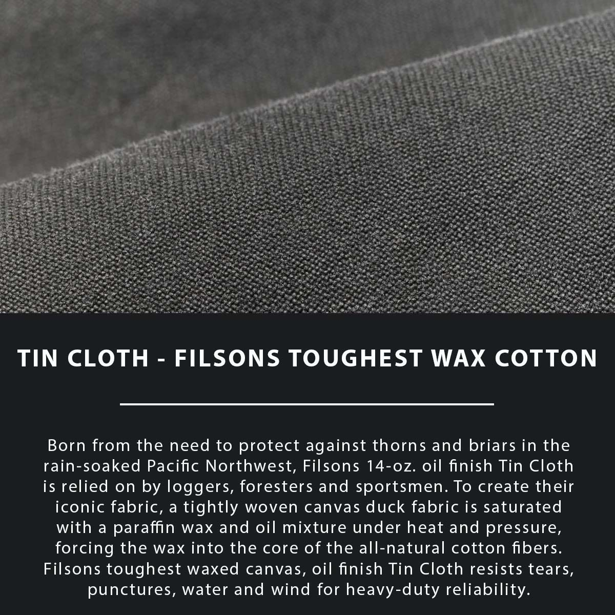 Filson Tin Cloth Short Lined Cruiser Jacket Castor Gray, aus dem legendären superstarken, leichten und ölimprägnierten 14-oz. Tin Cloth Canvas gefertigt Filson Tin Cloth Short Lined Cruiser Jacket Castor Gray, aus dem legendären superstarken, leichten und ölimprägnierten 14-oz. Tin Cloth Canvas gefertigt