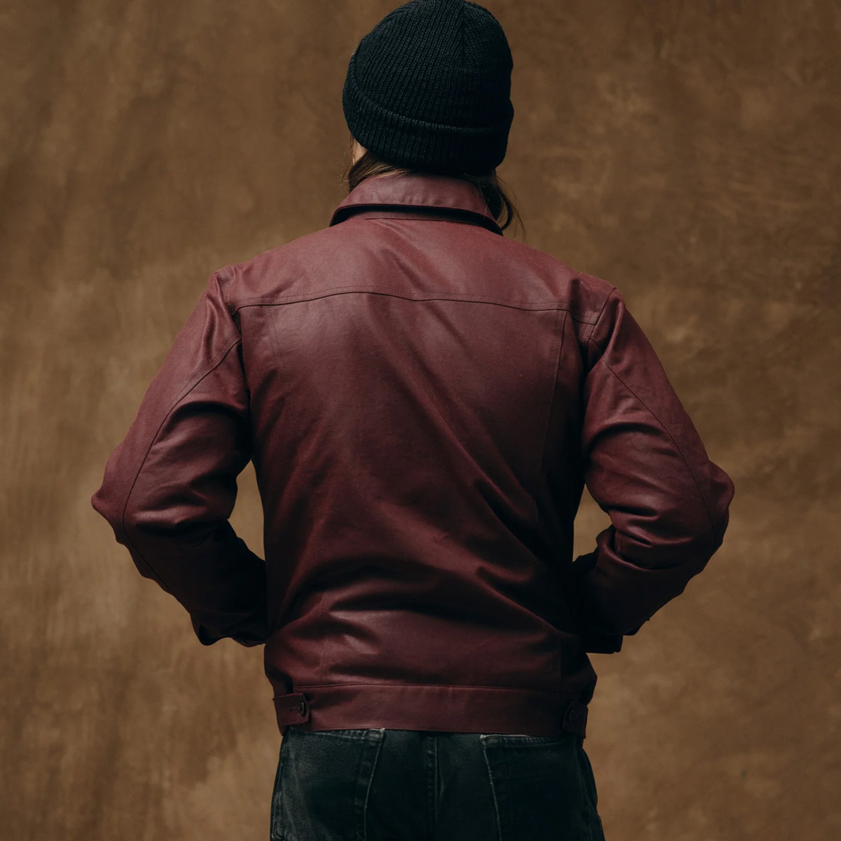 Filson Tin Cloth Short Lined Cruiser Jacket Fired Brick, wasserabweisende, abriebfeste Jacke