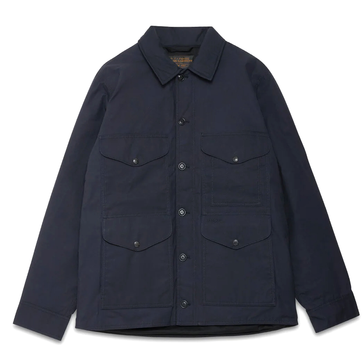 Filson Waxed Ranger Cruiser Navy, robuste, wasserabweisende Jacke für Outdoor-Abenteuer