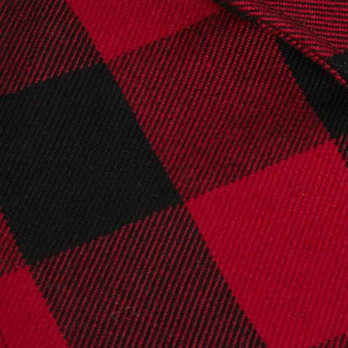 Filson Wool Journeyman Jacket Red/Black Buffalo, hergestellt aus einer warmen, langlebigen Wollmischung