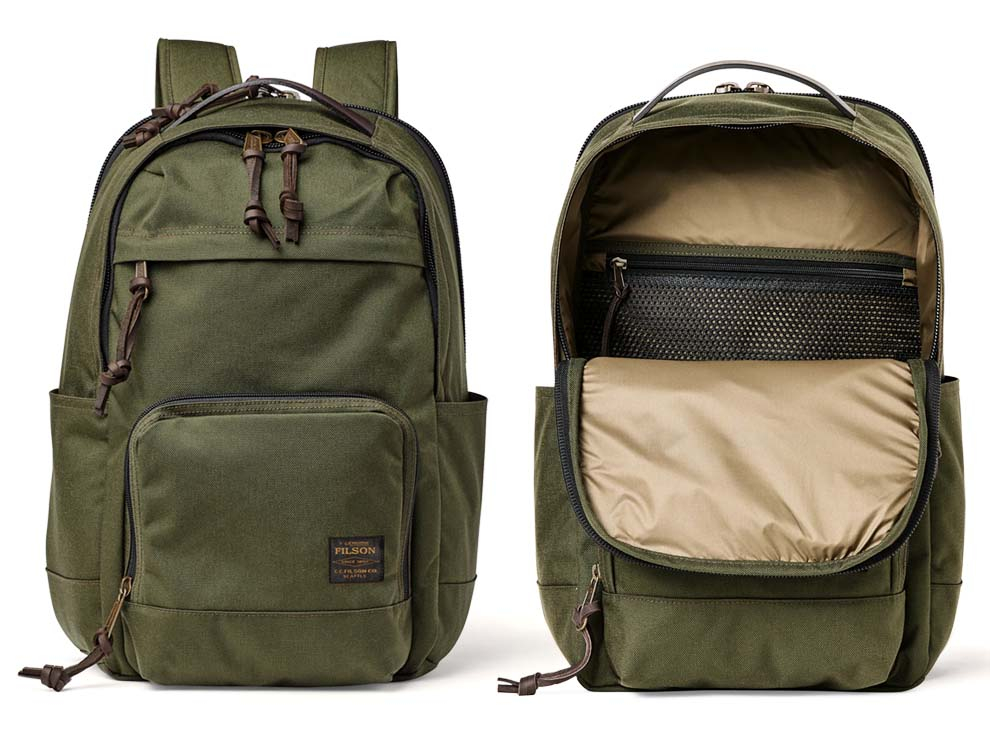Filson Dryden Backpack Otter Green, Für Reise, Arbeit und Sport. Garantiert.