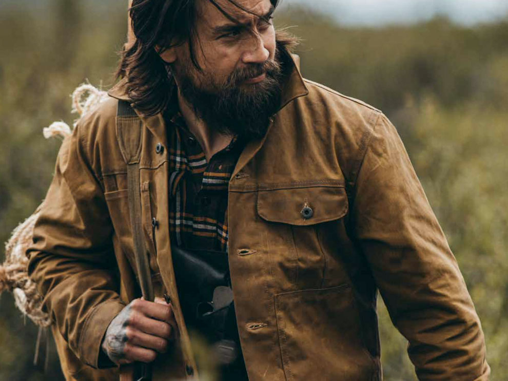 Filson Tin Cloth Short Lined Cruiser Jacket, wasserabweisende und abriebfeste Arbeitsjacke, das Beste vom Besten