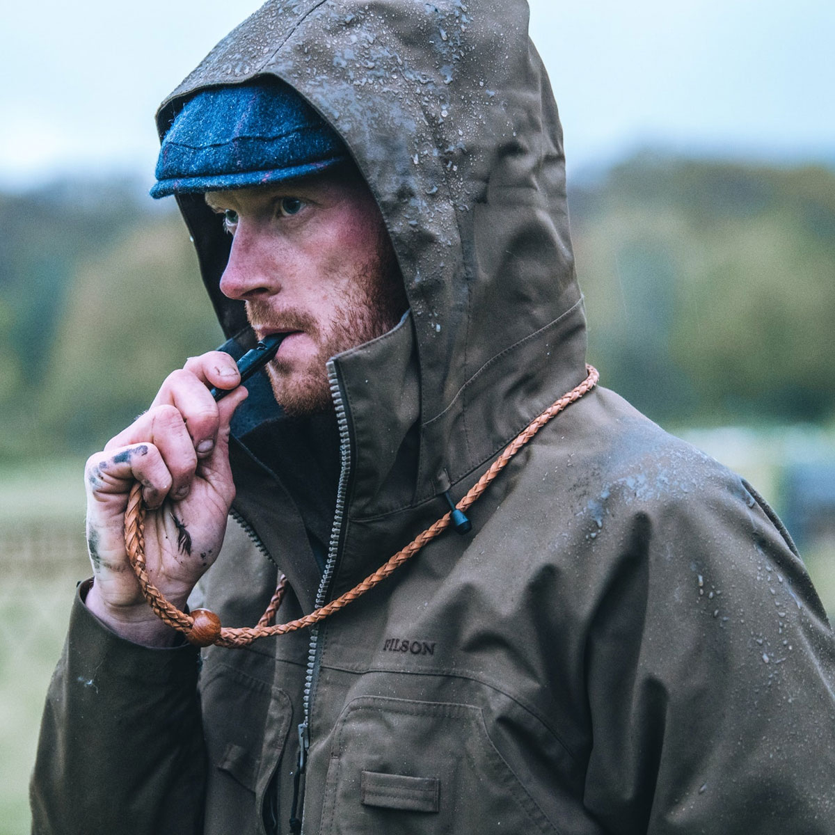 Filson 3-Layer Field Jacket Brown, vollständig nahtversiegelte dreilagige wasserdichte, atmungsaktive Jacke, das Beste vom Besten