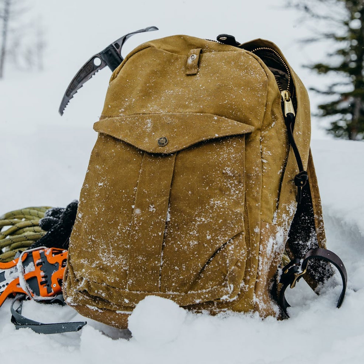 Filson Journeyman Backpack 20231638 Tan, für schwere Lasten mit wasserabweisender, abriebfester Leistung