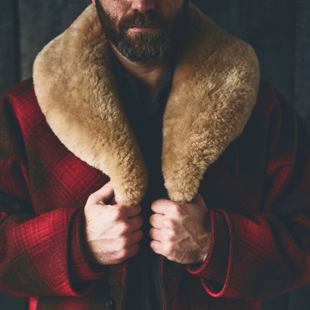 filson lined wool packer coat