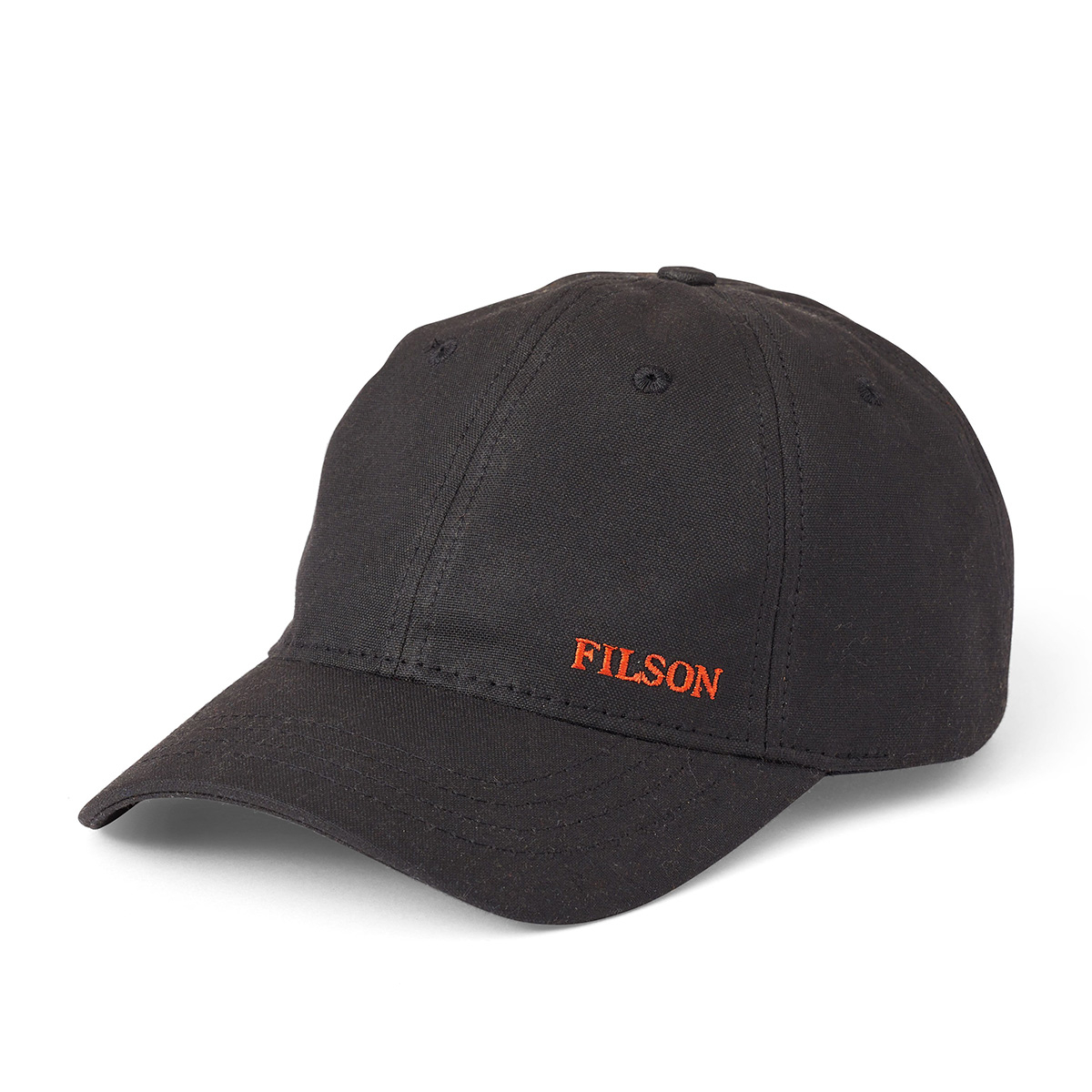 Filson Oil Tin Low-Profile Cap 20172158 Black, mit klassisches Filson-Cap-Design