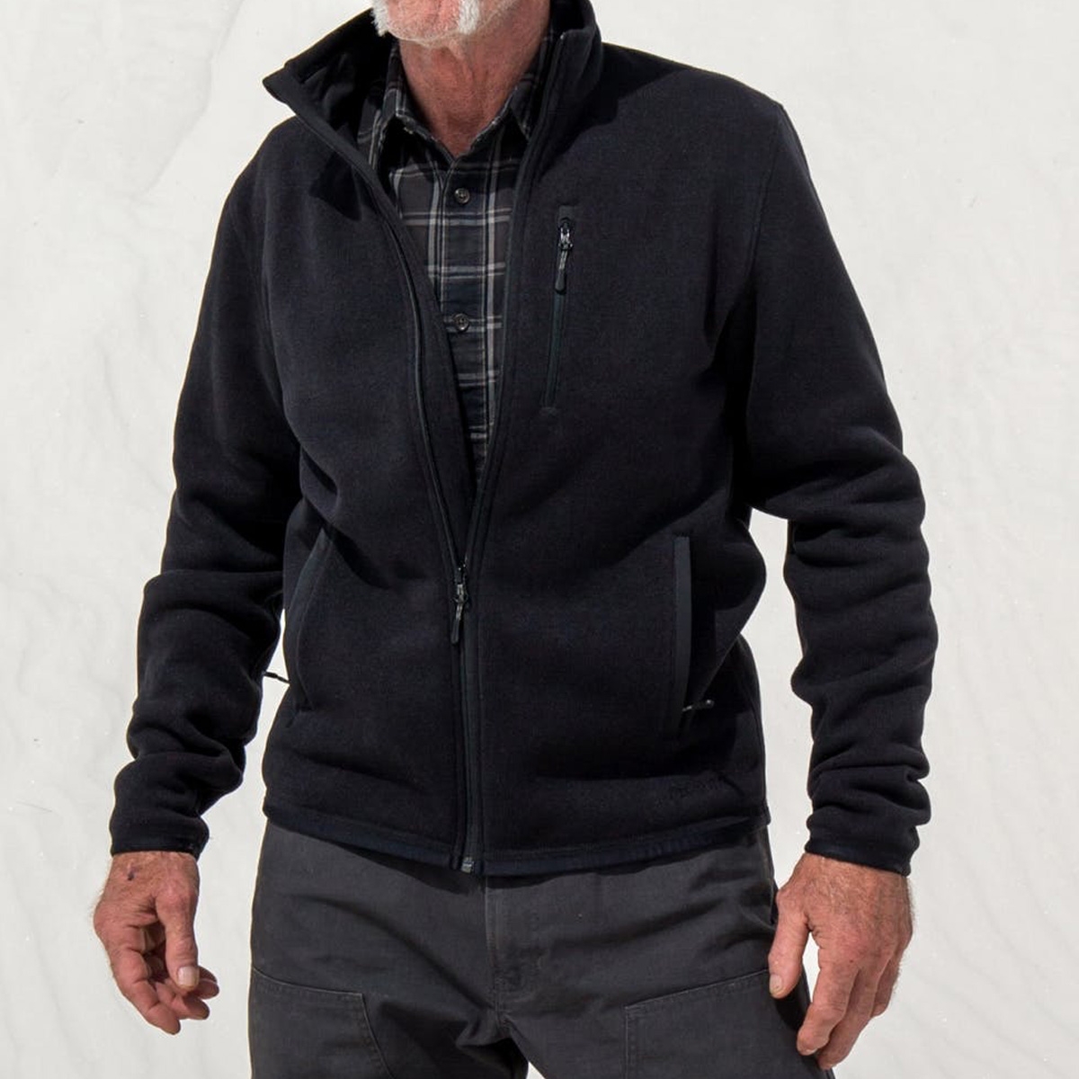 Filson Ridgeway Fleece Jacket Black, comfortable, leichtem, schnell trocknendem Polartec® fleece
