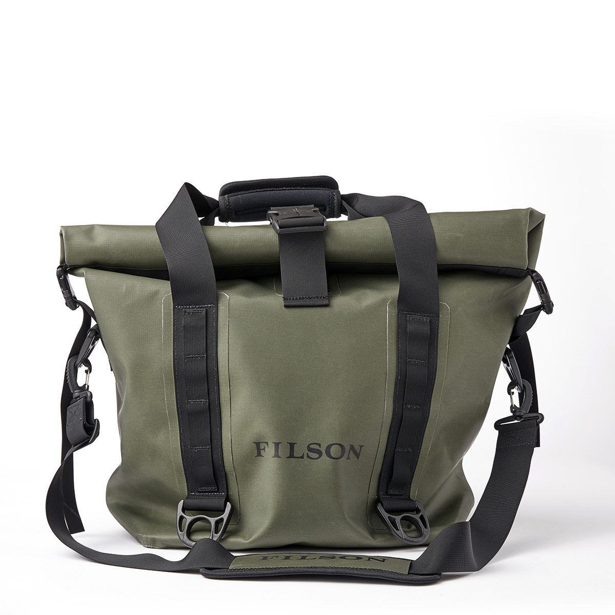 Filson Dry Roll Top Tote Bag Green Wasserdichte Tote Bag garantiert wasserdicht