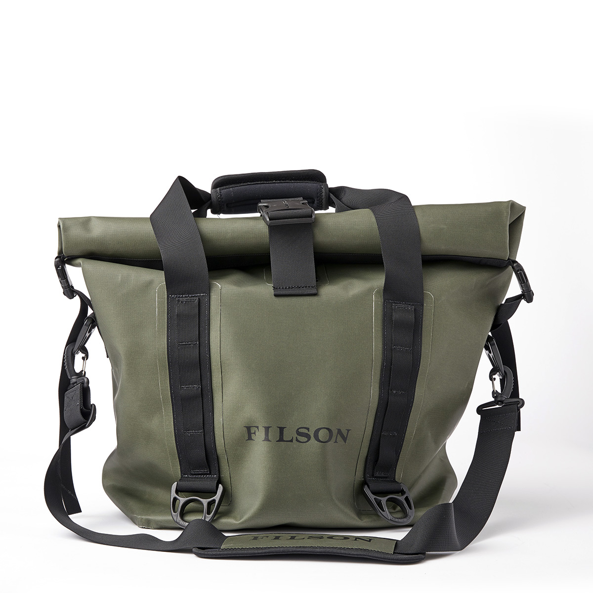 Filson Dry Roll-Top Tote Bag Green, für den Einsatz bei allen Wetterbedingungen