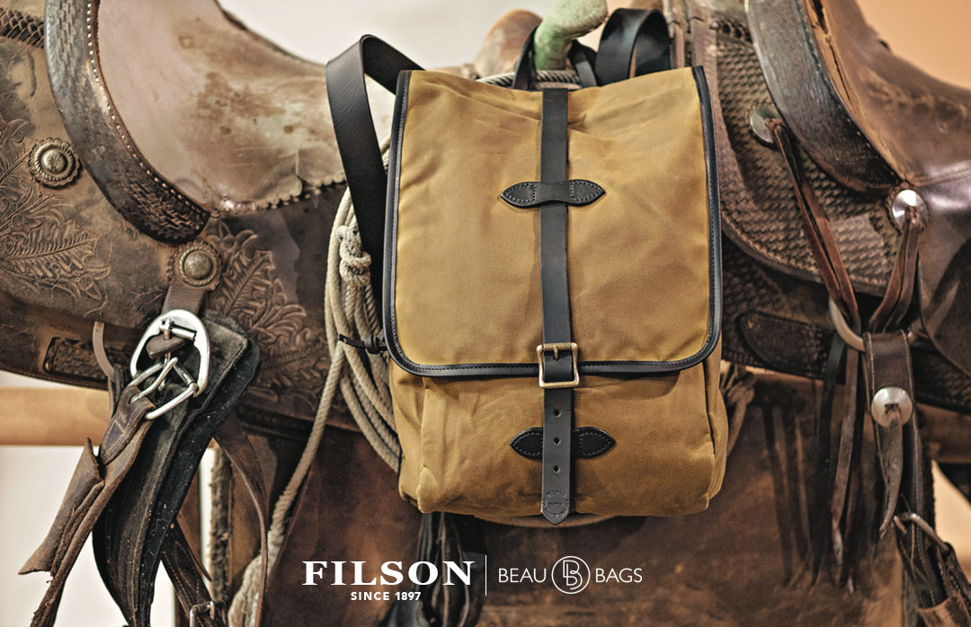Filson Tin Cloth Backpack Dark Tan, der ultimative Rucksack für jeden Ihrer Ausflüge