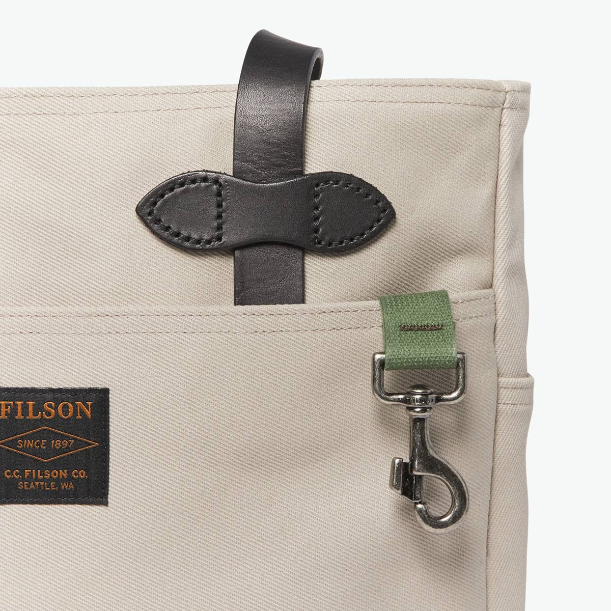 Filson Rugged Twill Tote Bag Twine, Tote für Damen und Herren mit Stil und Liebe zur Qualität