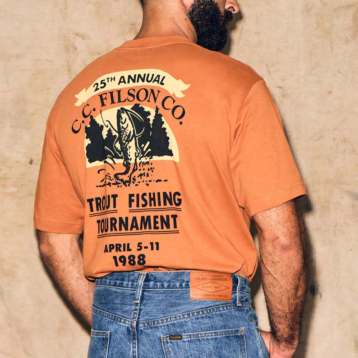 Filson Frontier Graphic T-Shirt Bourbon/Tournament, lookbook