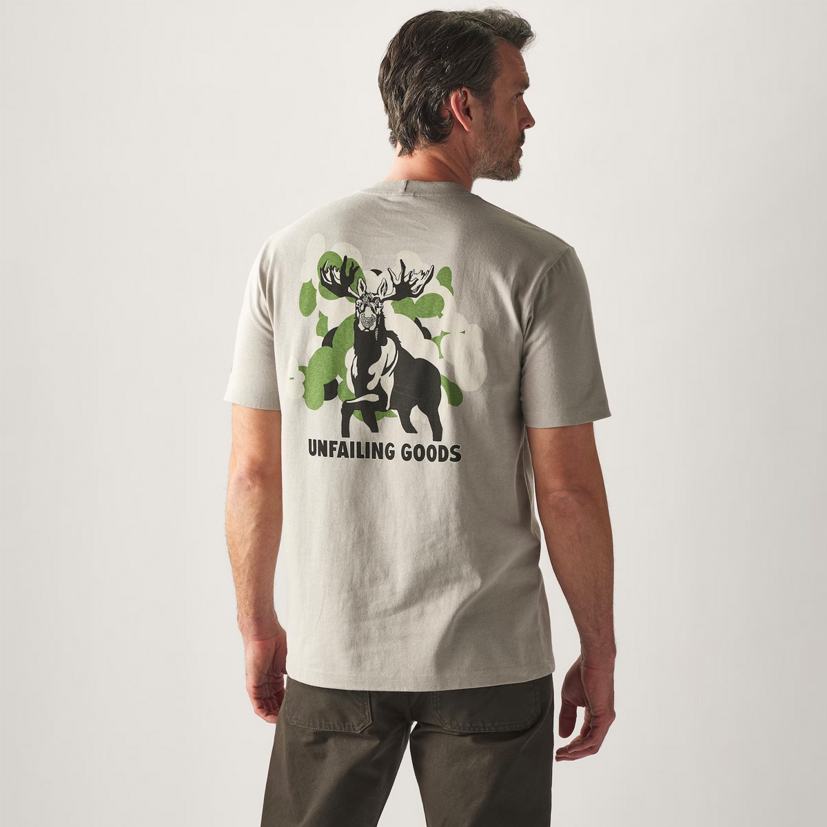 Filson Pioneer Graphic T-Shirt Steel/Game, Hergestellt aus 100% Baumwolle mit Textur, Struktur und angenehmem Tragegefühl
