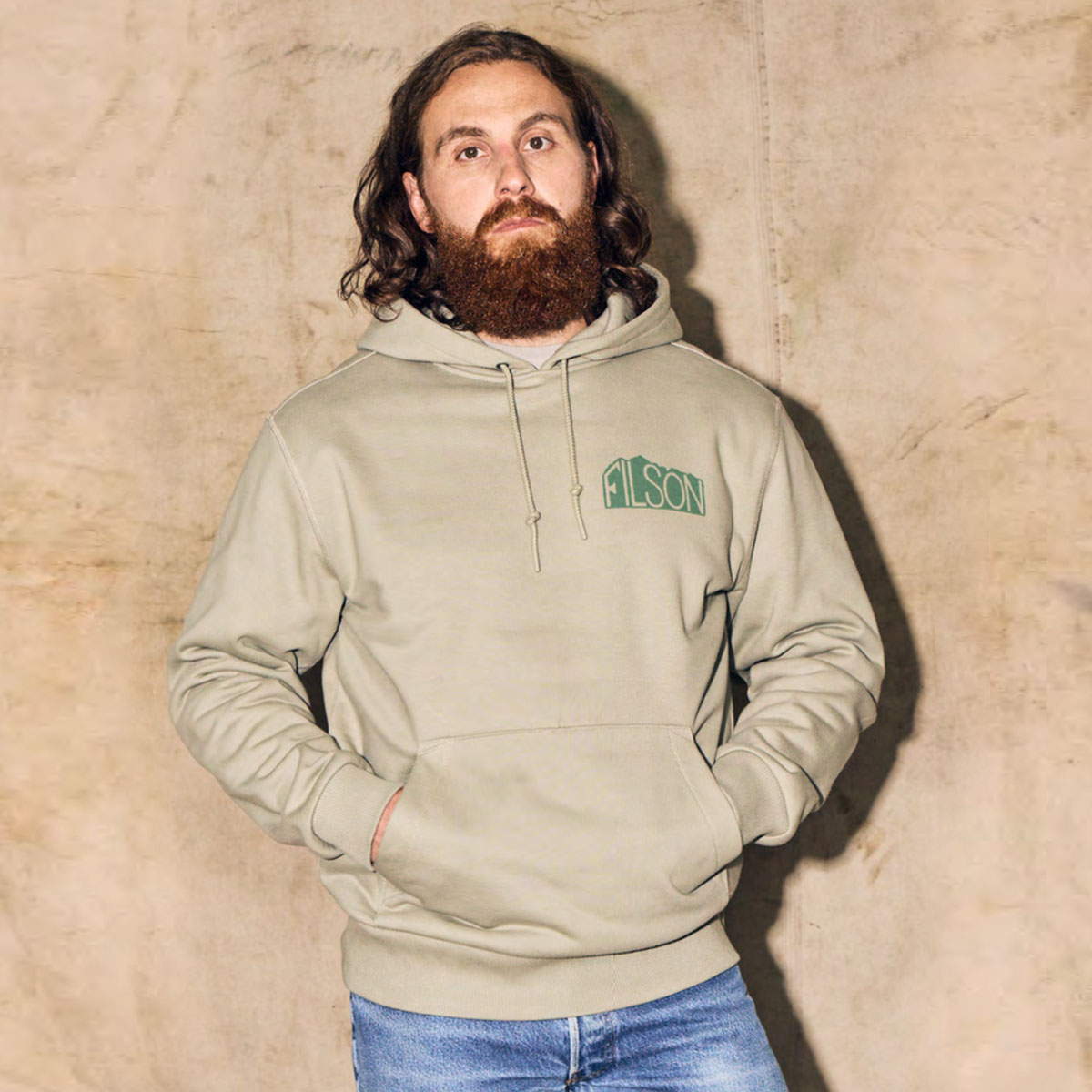 Filson Prospector Graphic Hoodie Shadow/Peak, Warmer Pullover, der kühle Tage und Abende zu Ihrem Lieblingswetter macht