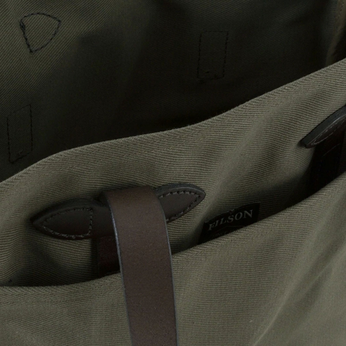 Filson Rugged Twill Tote Bag 11070260-Otter Green, klassischer Shopper, der für einen einfachen Zugang konzipiert wurde