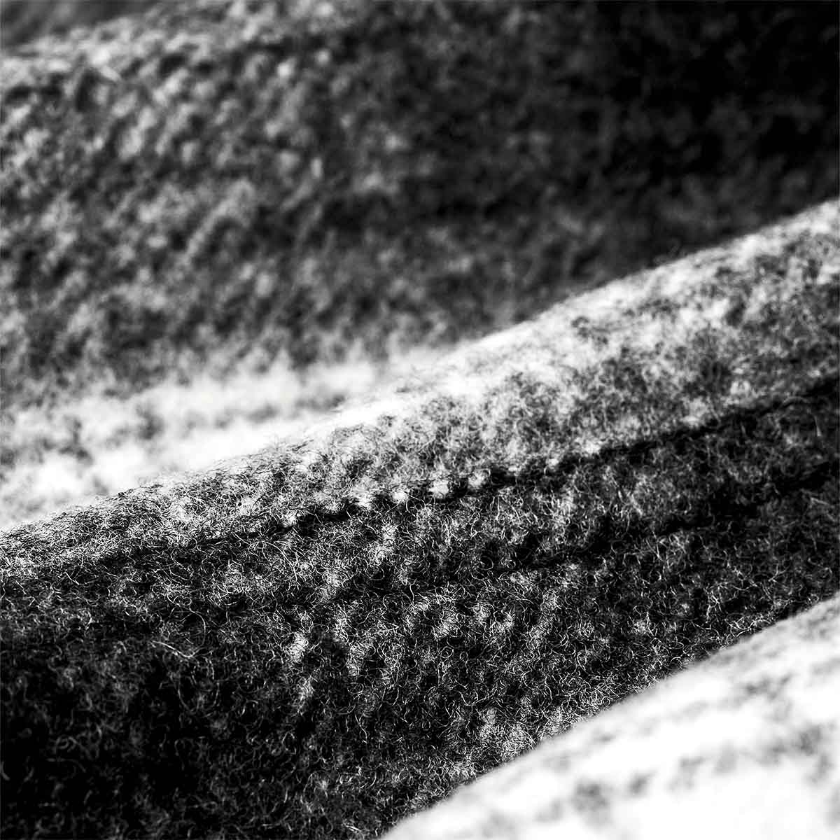 Filson Spokane Insulated Cruiser Jacket Charcoal Ombre, gefertigt aus einer mittleren Wollmischung