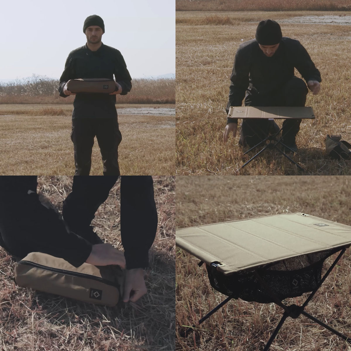 Helinox Tactical Tactical Table, tragbarer, faltbarer, leichter Camping-Tisch