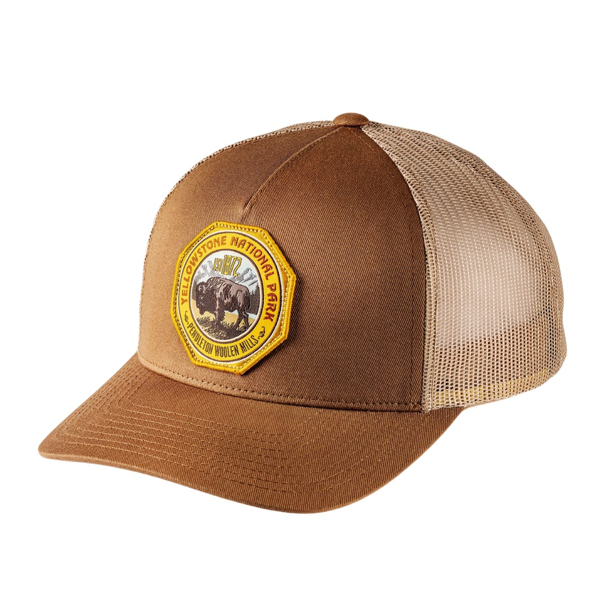 Pendleton National Park Trucker hat Dark Tan, good quality- great style. Pendleton National Park Trucker hat Dark Tan, good quality- great style.