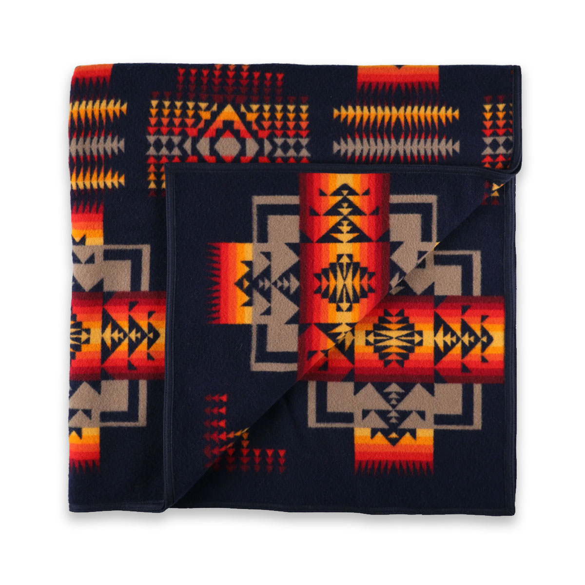 Pendleton Chief Joseph Jacquard Blanket Robe Indigo, Perfekte Decke für kühle Nächte