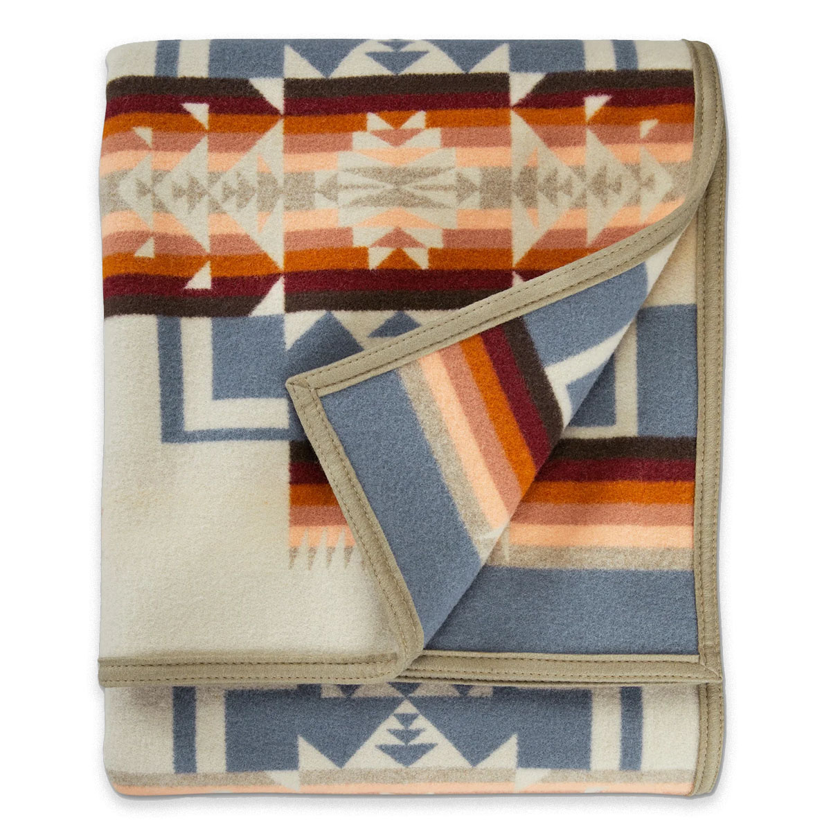 Pendleton Chief Joseph Jacquard Blanket Robe Rosewood, Perfekte Decke für kühle Nächte