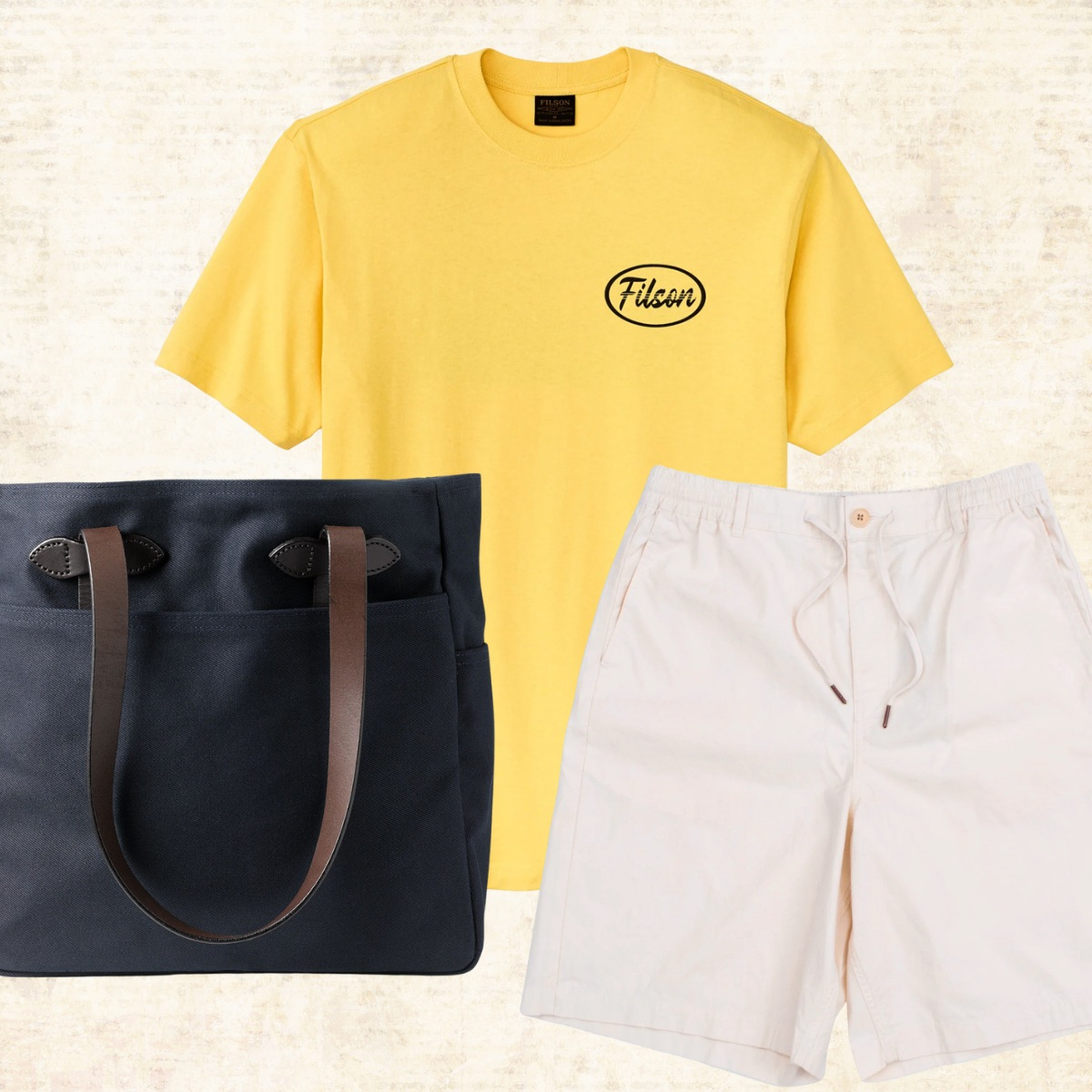 Pendleton Utility Shorts Bone/Fire Legend diese Shorts bieten eine entspannte Passform, ideal für warme Tage.