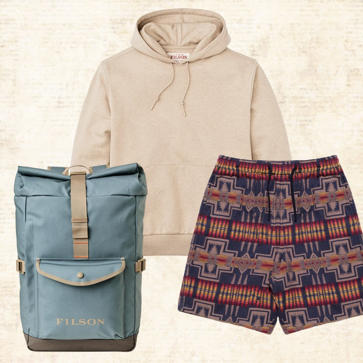 Pendleton Jacquard Surf Hoodie Harding, LIMITIERTE EDITION