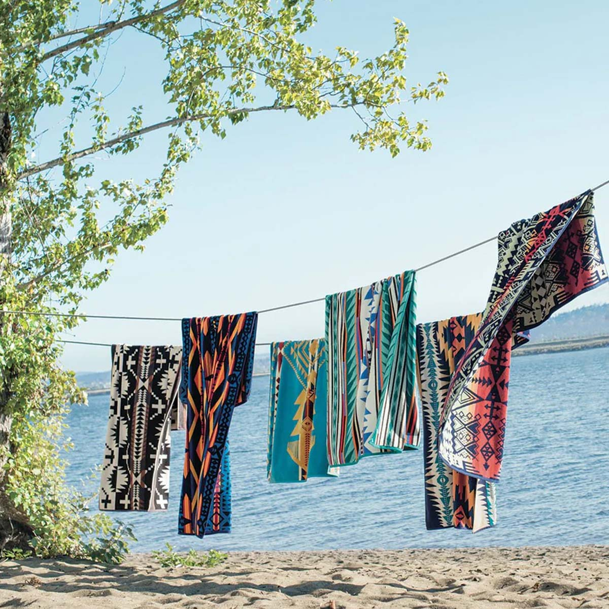 Pendleton Oversized Jacquard Spa Towel, Handtücher, die sich die perfekt für den Strand, den Pool, den Jacuzzi oder einfach für zu Hause eignen
