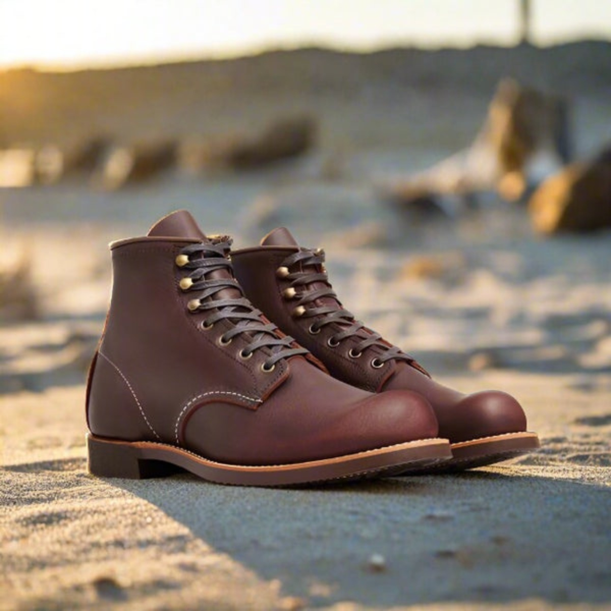 Der Red Wing 3340 Blacksmith Boot in Briar Oil Slick ist ein robuster, vielseitiger Stiefel für Männer, die Wert auf Qualität und Charakter legen.