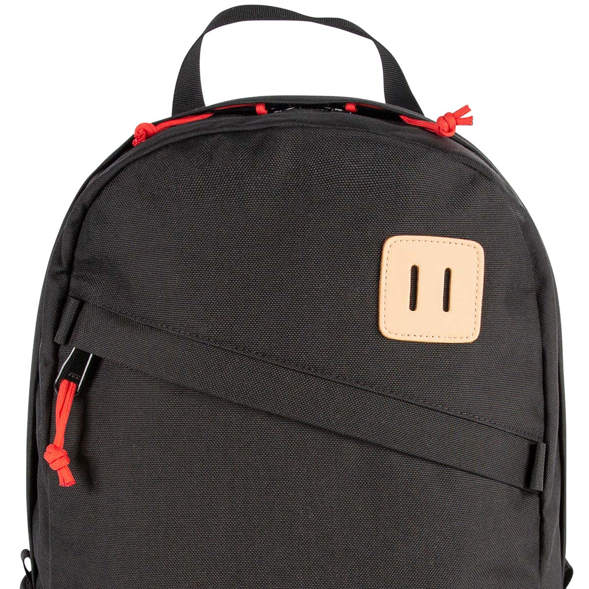 Topo Designs Daypack Classic Black, starker Rucksack in 1000D Nylon mit 15 Zoll Laptopfach und 21.6 Liter Stauraum